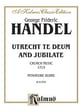 Utrecht Te Deum and Jubilate-St Sc Study Scores sheet music cover